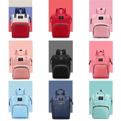 Imagem de Bolsa De Maternidade Mochila Térmica Porta Mamadeira Mamãe Gestante Bebê Menino Menina Espaço Frauda