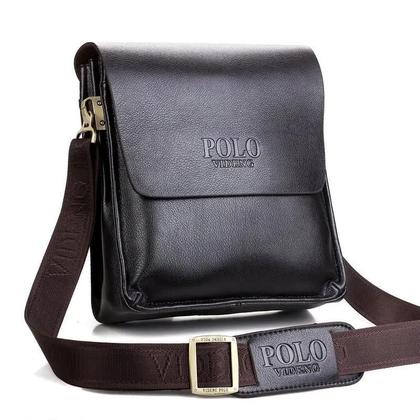 Imagem de Bolsa de Ombro Masculina Moderna e Elegante, Bolsa Vertical Polo para Lazer e Negócios