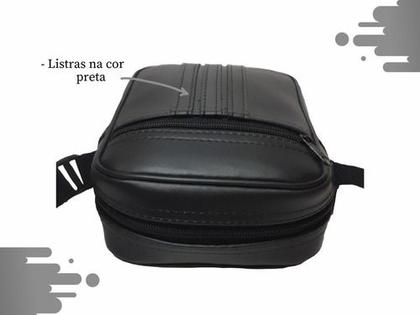 Imagem de Bolsa De Ombro Masculina Transversal Black Regulável