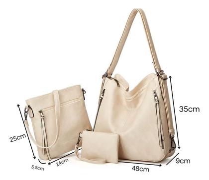 Imagem de Bolsa De Ombro Media E Bolsa Pequena Com Mini Carteira Linda