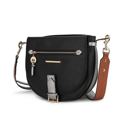 Imagem de Bolsa de ombro MKF Collection Drew Vegan Leather Color Block