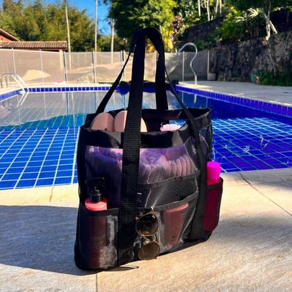 Imagem de Bolsa De Passeio Para Praia Piquenique Piscina Parque Telada