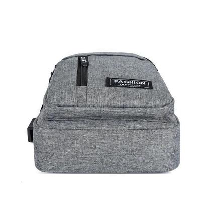 Imagem de Bolsa de Peito Masculina Impermeável em Oxford - Tendência 2024 - Estilo Coreano Casual