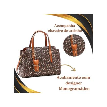 Imagem de Bolsa De Poliuretano Chenson De Mão E Transversal Feminina