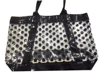 Imagem de Bolsa De Praia Transparente C/ Alca E Estampa De Golfinho