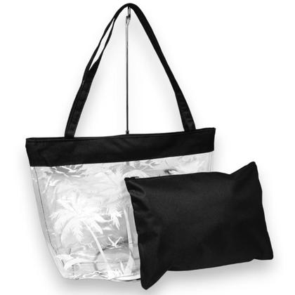 Imagem de Bolsa de Praia Transparente Com Necessaire Impermeável Verão