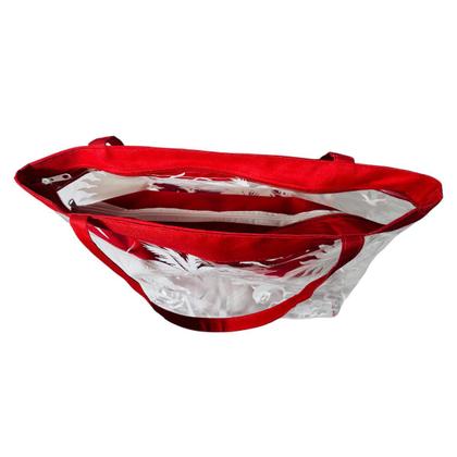 Imagem de Bolsa de Praia Transparente Com Necessaire Impermeável Verão