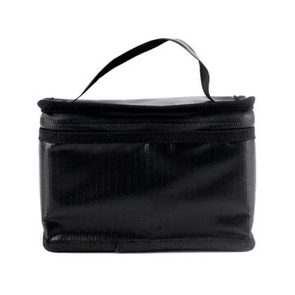Imagem de Bolsa De Segurança Para Bateria Lipo À Prova De Fogo E Explosão 155x115x90mm Com 8 Compartimentos