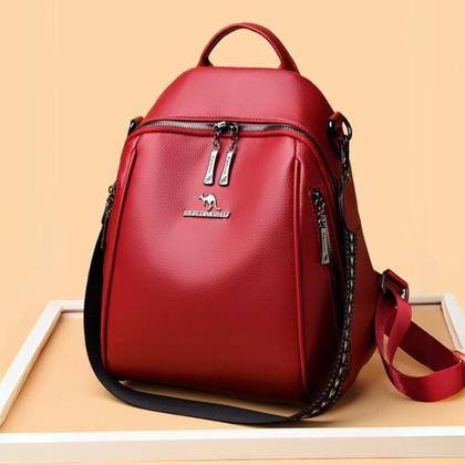 Imagem de Bolsa De Trabalho Feminina Couro Social Bag Moda De Ombro Casual Alça Costa Preta Reforçada Transversal