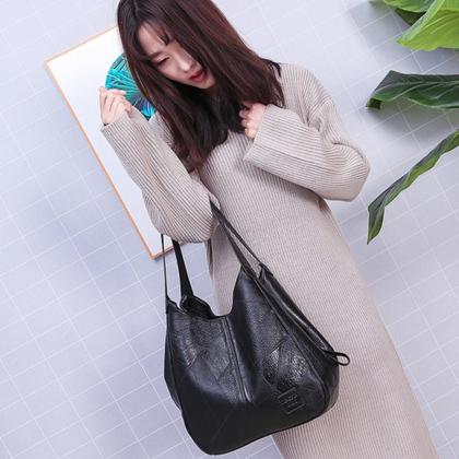 Imagem de Bolsa De Trabalho Feminina Couro Social Bag Moda De Ombro