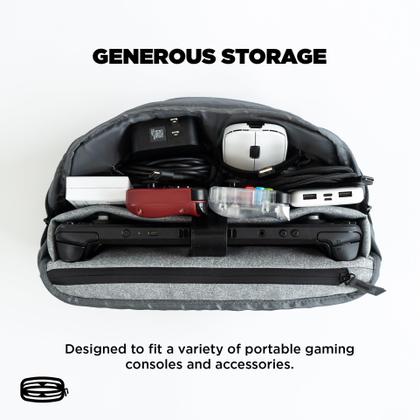 Imagem de Bolsa de transporte CRKD Gear Bag com estojo protetor para Switch e Steam Deck
