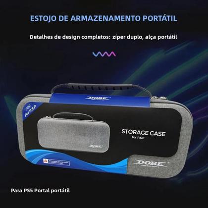 Imagem de Bolsa De Transporte Dura Portátil Para Sony PlayStation 5, Armazenamento EVA Para Acessórios De