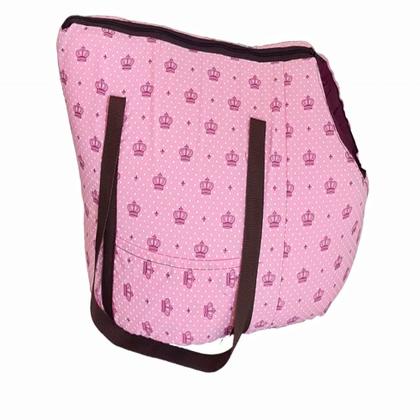 Imagem de Bolsa de Transporte e Cama Iglu Pet 2 em 1 Amora Top Impermeável
