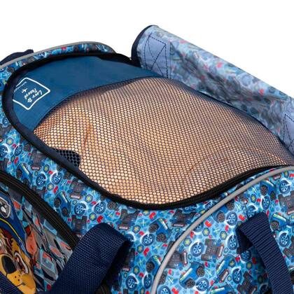 Imagem de Bolsa de Viagem Masculina Pequena Infantil Patrulha Canina Chase Azul