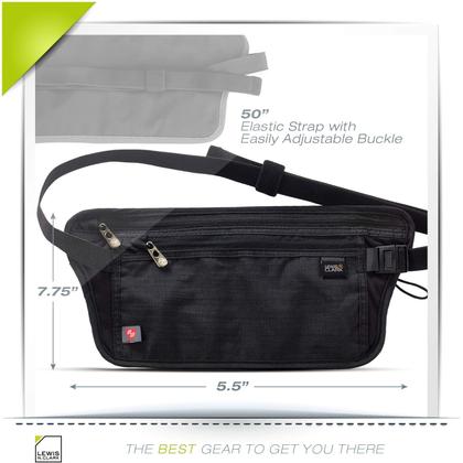 Imagem de Bolsa de viagem Money Belt Lewis N. Clark com bloqueio de RFID