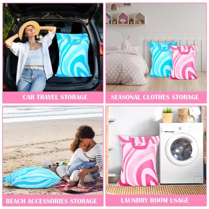 Imagem de Bolsa de viagem para roupa suja Nidoul à prova d'água com alça, 2 peças
