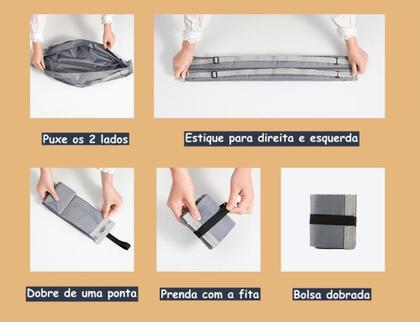 Imagem de Bolsa de Viagem Supermercado Academia Dobrável e Sustentável