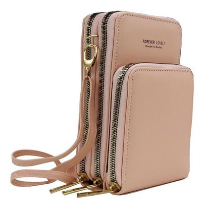 Imagem de Bolsa E Carteira Feminina Com Alça E Porta Celular Da Moda