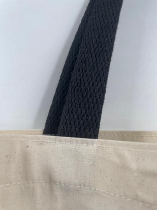 Imagem de Bolsa Ecobag 100% algodão Estampa LUTE COMO PROF (Alça preta)