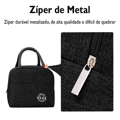 Imagem de Bolsa Estilo Térmica Lancheira Pratica Material Resistente Forte Para Mulheres Crianças Escola Trabalho Academia Treino