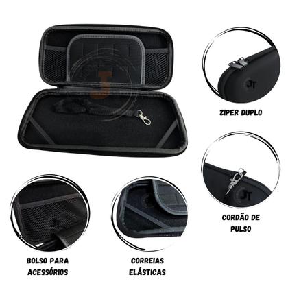 Imagem de Bolsa Estojo Case P/ Nintendo Switch Capinha Resistente Dura Capa Bag Transporte Protetor Viagem Alç