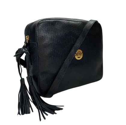 Imagem de Bolsa eva em couro preto tressê