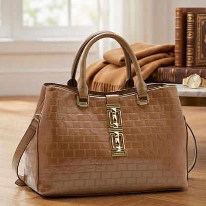 Imagem de Bolsa Feminina Alça de Mão Matelassê Elegance Moda Chenson