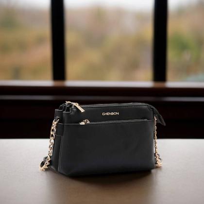 Imagem de Bolsa Feminina Alça Transversal Corrente Elegante Chenson