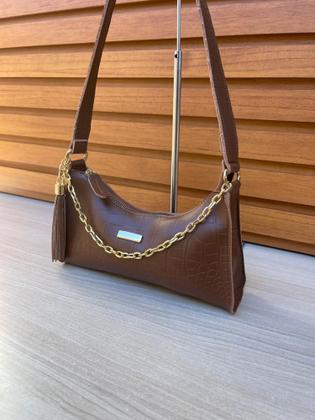 Imagem de Bolsa Feminina Castela Pequena Ombro Lateral Mão Bag Alça Corrente Envio Imediato