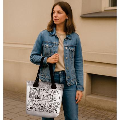 Imagem de Bolsa Feminina Casual Com Relevo 3D Necessaire Cinza Magicc BN-238