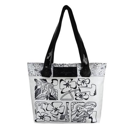 Imagem de Bolsa Feminina Casual Com Relevo 3D Necessaire Cinza Magicc BN-238