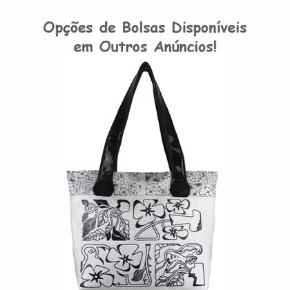 Imagem de Bolsa Feminina Casual Com Relevo 3D Necessaire Cinza Magicc BN-238