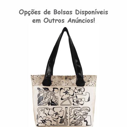 Imagem de Bolsa Feminina Casual Com Relevo 3D Necessaire Marrom Magicc BN-237