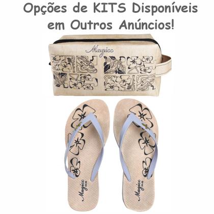 Imagem de Bolsa Feminina Casual Com Relevo 3D Necessaire Marrom Magicc BN-237