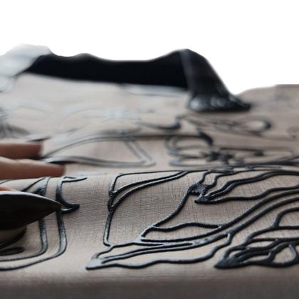 Imagem de Bolsa Feminina Casual Com Relevo 3D Necessaire Marrom Magicc BN-237