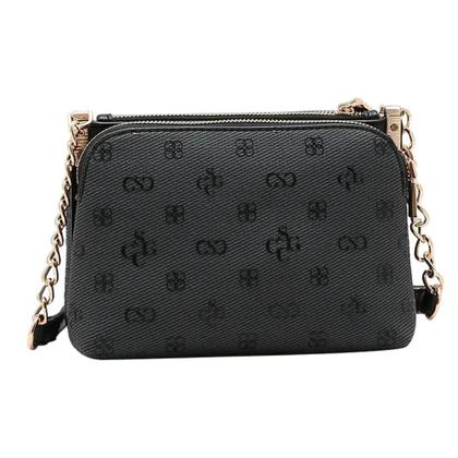 Imagem de Bolsa Feminina Chenson 3485417 Compacta Com 3 Divisões Em Zíper E Porta Moedas Decorativo