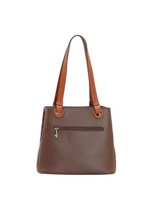 Imagem de Bolsa Feminina Chenson Original Relevo Texturizado Ombro 3484959 Café