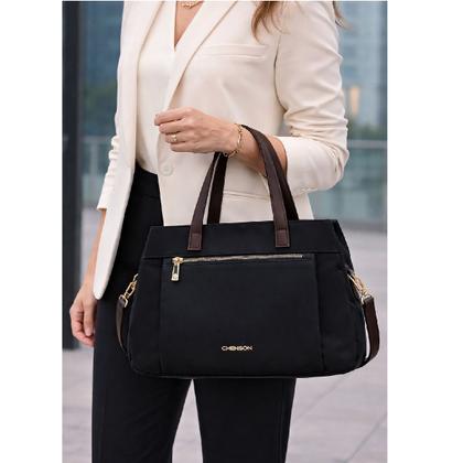 Imagem de Bolsa Feminina Chenson Pequena Microfibra Mão E Transversal