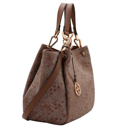 Imagem de Bolsa Feminina Chenson PU Confort Chic Ombro Cor:Cafe