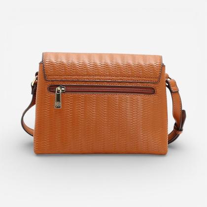 Imagem de Bolsa Feminina Chenson Transversal Ferragem Delicada Marrom