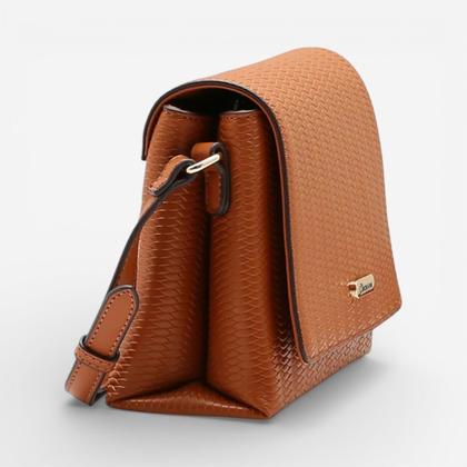Imagem de Bolsa Feminina Chenson Transversal Ferragem Delicada Marrom