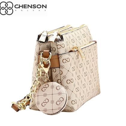 Imagem de Bolsa Feminina Chenson Transversal Monograma Elegance 3485505