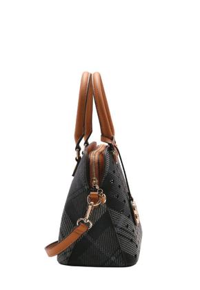 Imagem de Bolsa Feminina Chenson Xadrez Cristal  de Mão 3483182