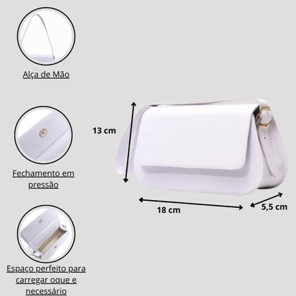 Imagem de Bolsa Feminina Clutch Alça de Ombro De Lado Tiracolo Lançamento