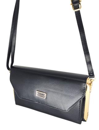 Imagem de Bolsa feminina clutch tiracolo transversal bolsinha de mão