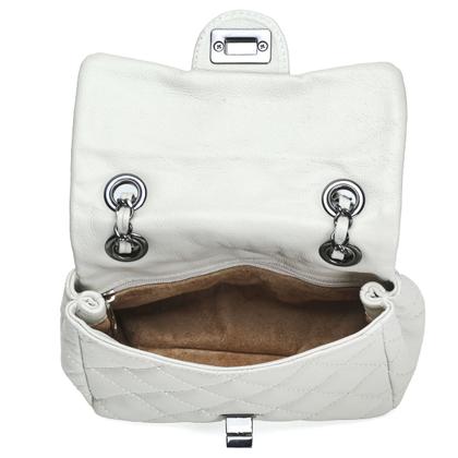 Imagem de Bolsa Feminina Couro Legitimo Matelassê Pequena Mini Bag