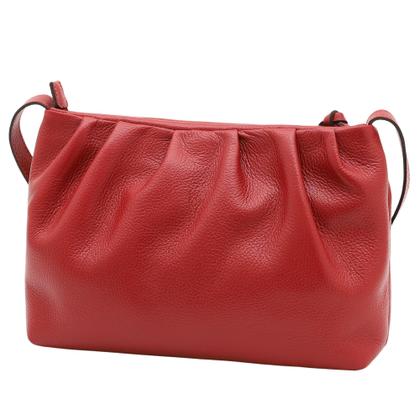 Imagem de Bolsa Feminina Couro Legítimo Tranversal Mariart Vivian