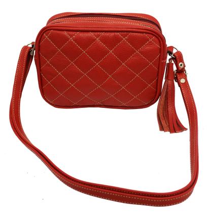Imagem de Bolsa Feminina Couro Transversal Bls328 Matelassê Social