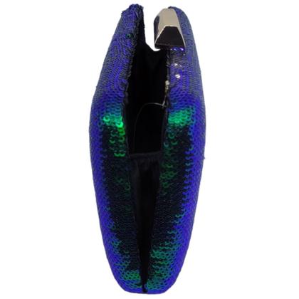 Imagem de Bolsa Feminina De Festa Clutch Quadrada Paetês Cores Variadas