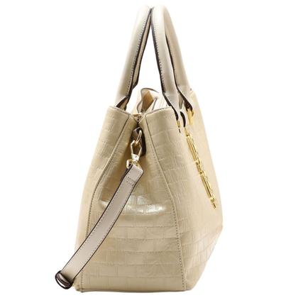 Imagem de Bolsa Feminina de Mão/Transversal Chenson CG85554 Matelasse Elegance Cor:Bege